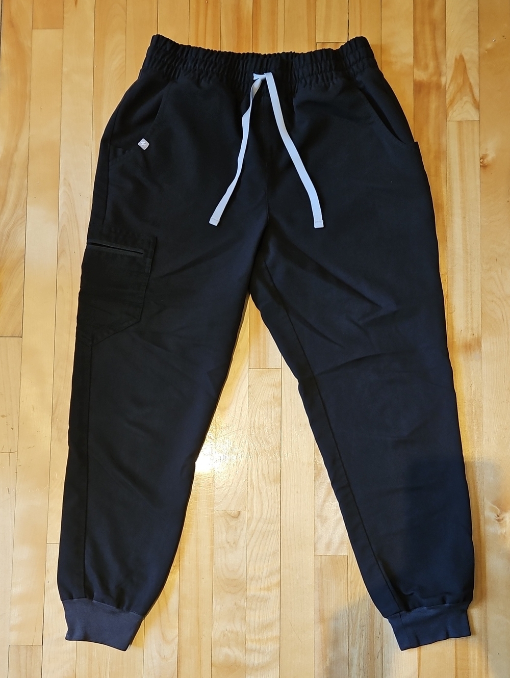 Figs Black Petite Highwaist Joggers Pants